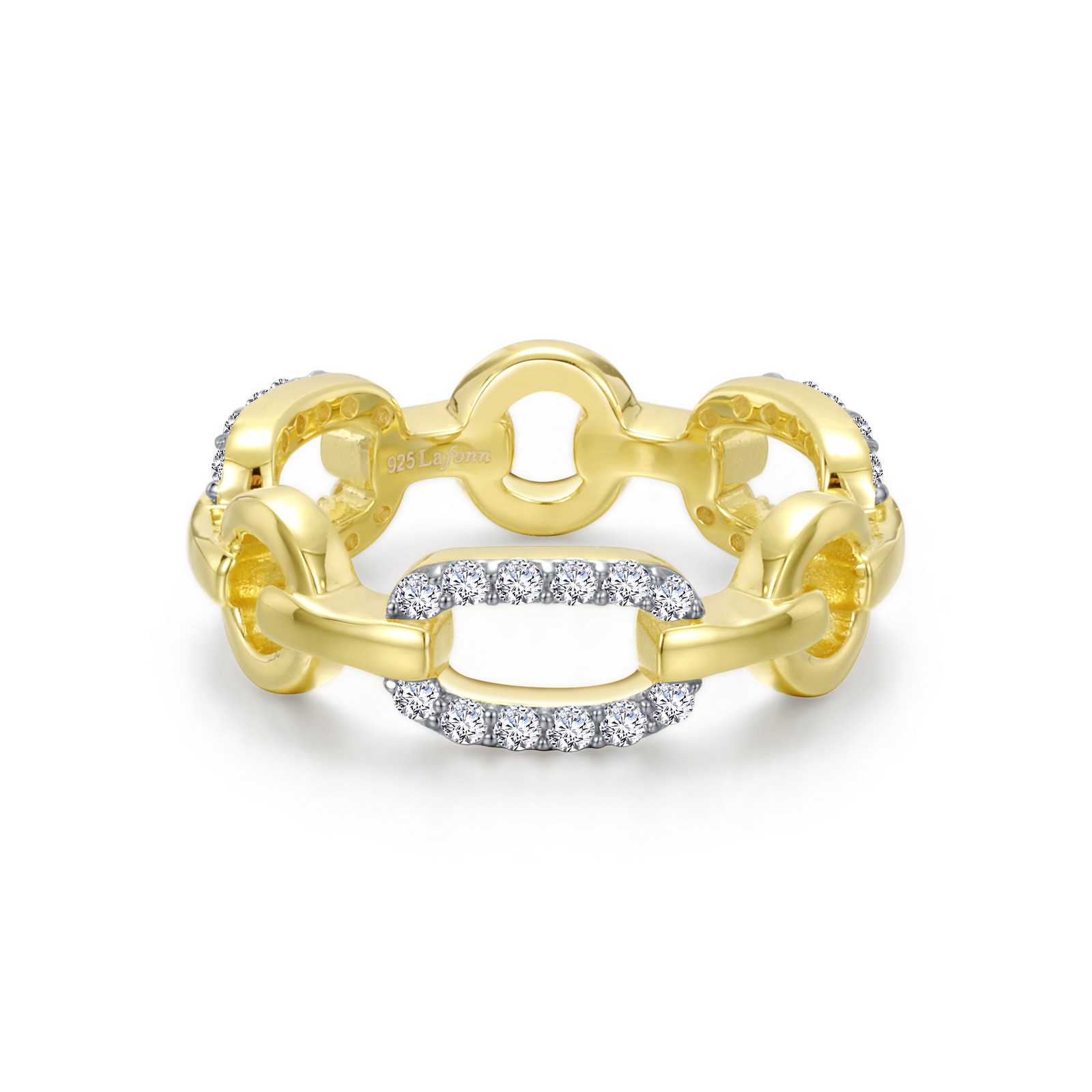 2-Tone Paperclip Chain Ring Ware's Jewelers Bradenton, FL