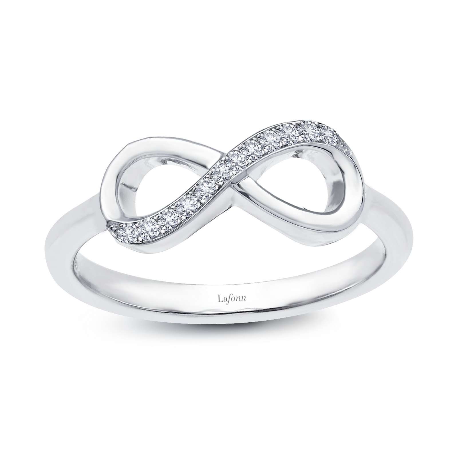 Classic Simulated Diamond Platinum Bonded Ring Wesche Jewelers Melbourne, FL