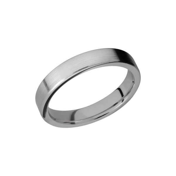 Titanium 4mm flat band with slightly rounded edges Cozzi Jewelers Newtown Square, PA