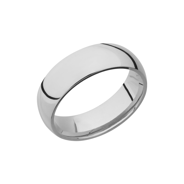 Titanium 7mm domed band Cozzi Jewelers Newtown Square, PA