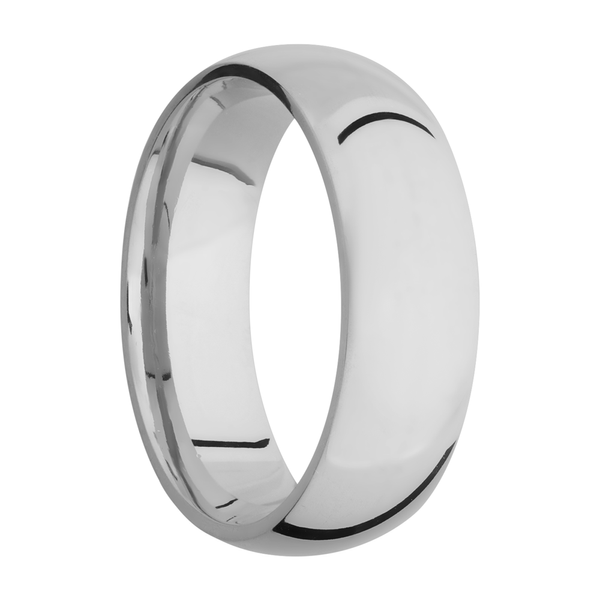 Titanium 7mm domed band Image 2 Cozzi Jewelers Newtown Square, PA
