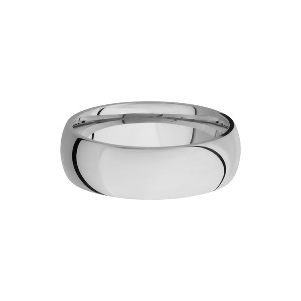 Titanium 7mm domed band Image 3 Cozzi Jewelers Newtown Square, PA