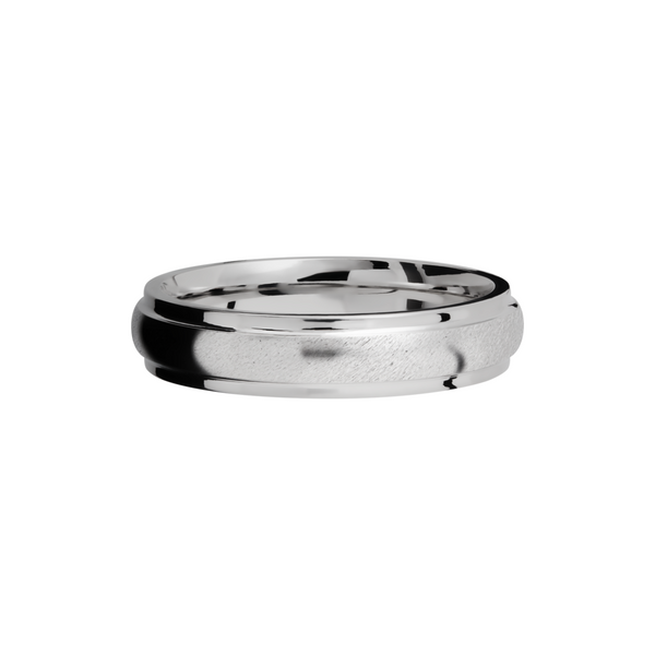Cobalt chrome 4mm Domed Band with Grooved Edges Image 3 Cozzi Jewelers Newtown Square, PA