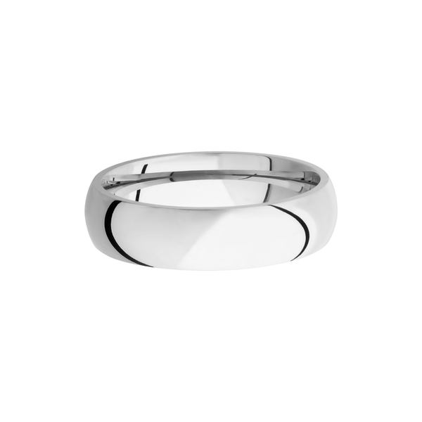Cobalt chrome 6mm domed band with laser-carved roman numerals Image 3 Cozzi Jewelers Newtown Square, PA