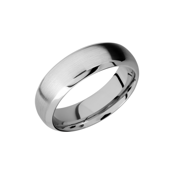 Cobalt chrome 7mm domed beveled band Cozzi Jewelers Newtown Square, PA