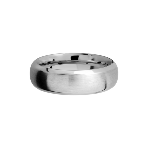 Cobalt chrome 7mm domed beveled band Image 3 Cozzi Jewelers Newtown Square, PA