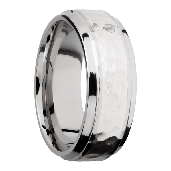 Cobalt chrome 8mm with an inlay of sterling silver Image 2 Cozzi Jewelers Newtown Square, PA