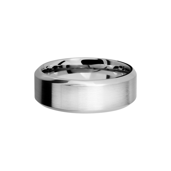 Cobalt Chrome 8mm high-beveled band Image 3 Toner Jewelers Overland Park, KS