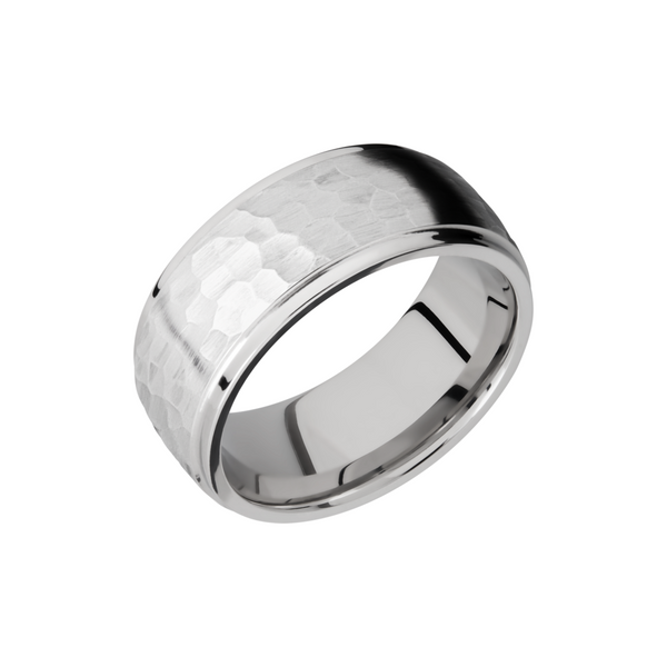 Cobalt chrome 9mm domed band with grooved edges Cozzi Jewelers Newtown Square, PA