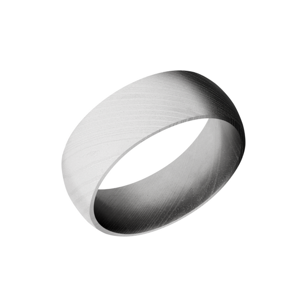 Handmade 8mm Damascus steel domed band Cozzi Jewelers Newtown Square, PA