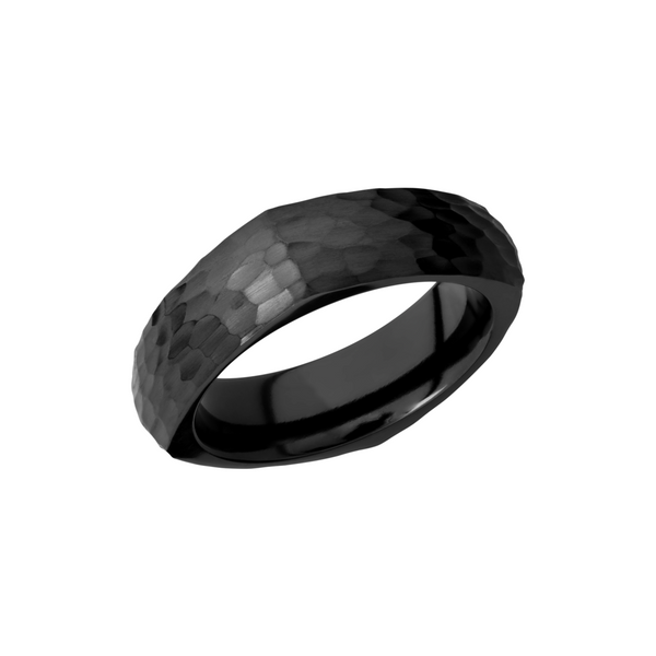 Zirconium 7mm domed square band Cozzi Jewelers Newtown Square, PA