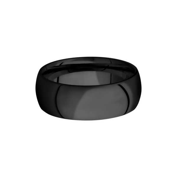 Zirconium 8mm domed band Image 3 Cozzi Jewelers Newtown Square, PA