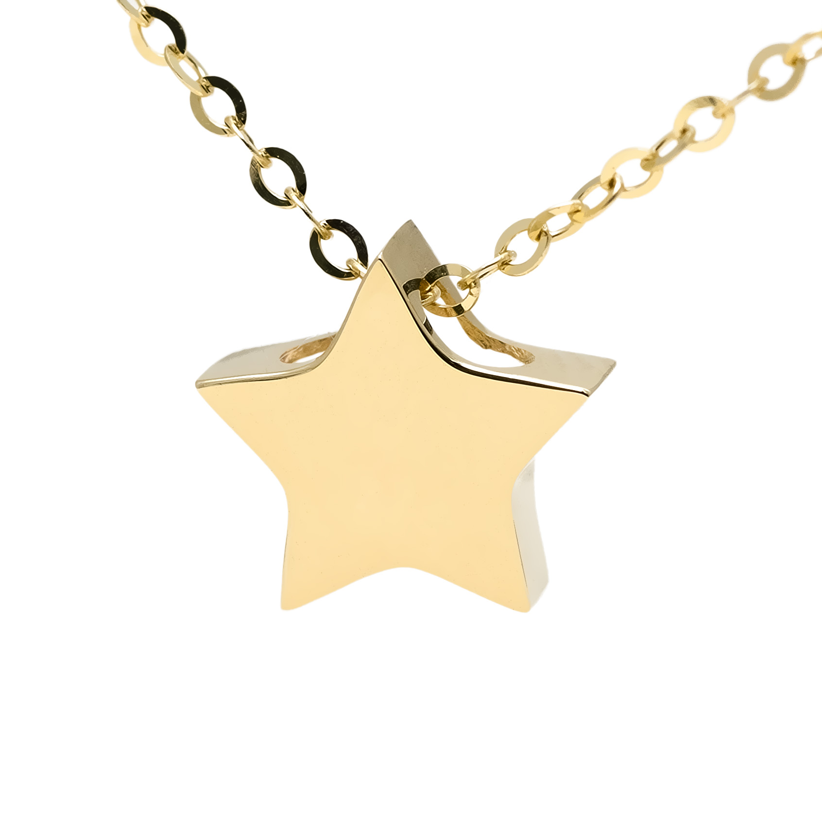 Yellow Gold Star Gold Necklace  Jackson Jewelers Flowood, MS