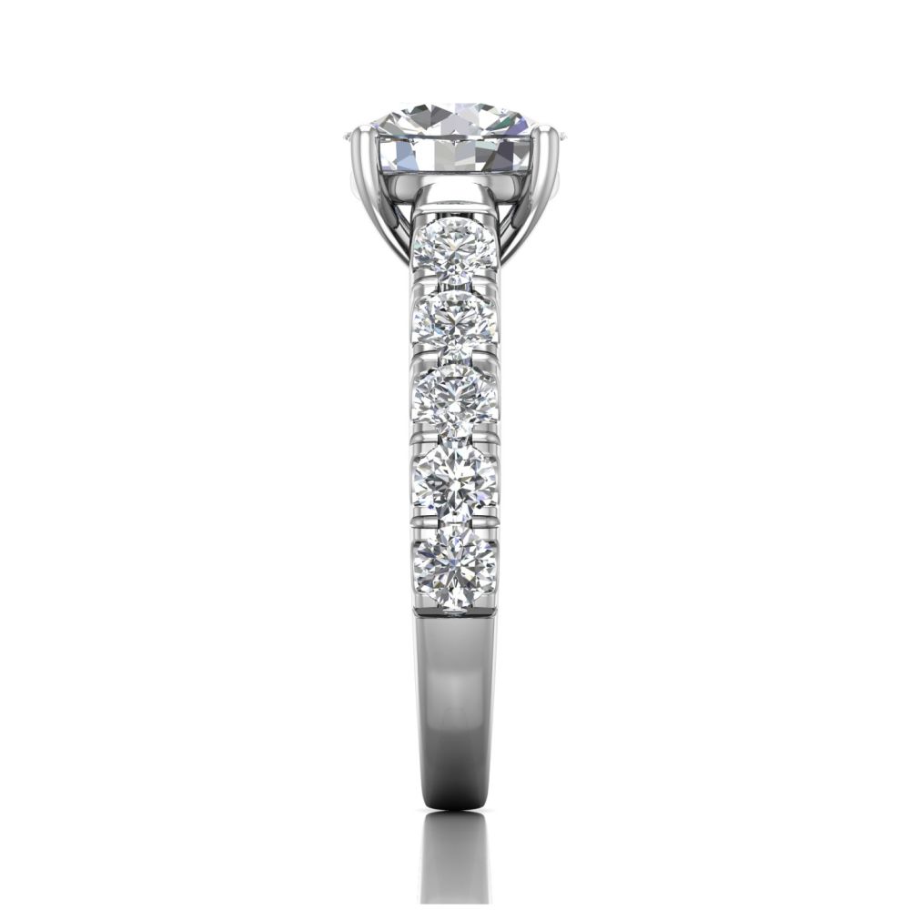 14K White Gold FlyerFit Encore Engagement Ring Image 4 Becky Beauchine Kulka Diamonds and Fine Jewelry Okemos, MI