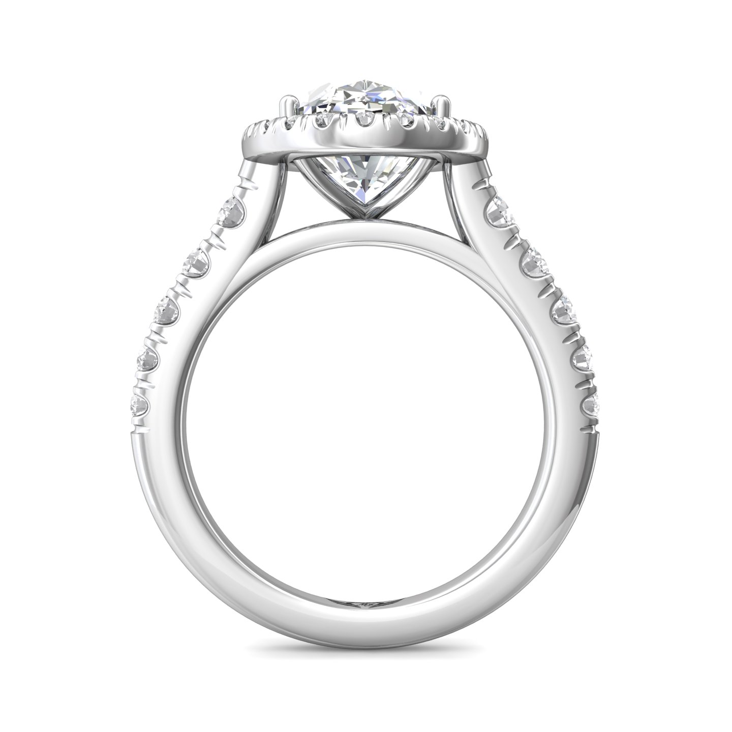 14K White Gold FlyerFit Encore Engagement Ring Image 2 Christopher's Fine Jewelry Pawleys Island, SC