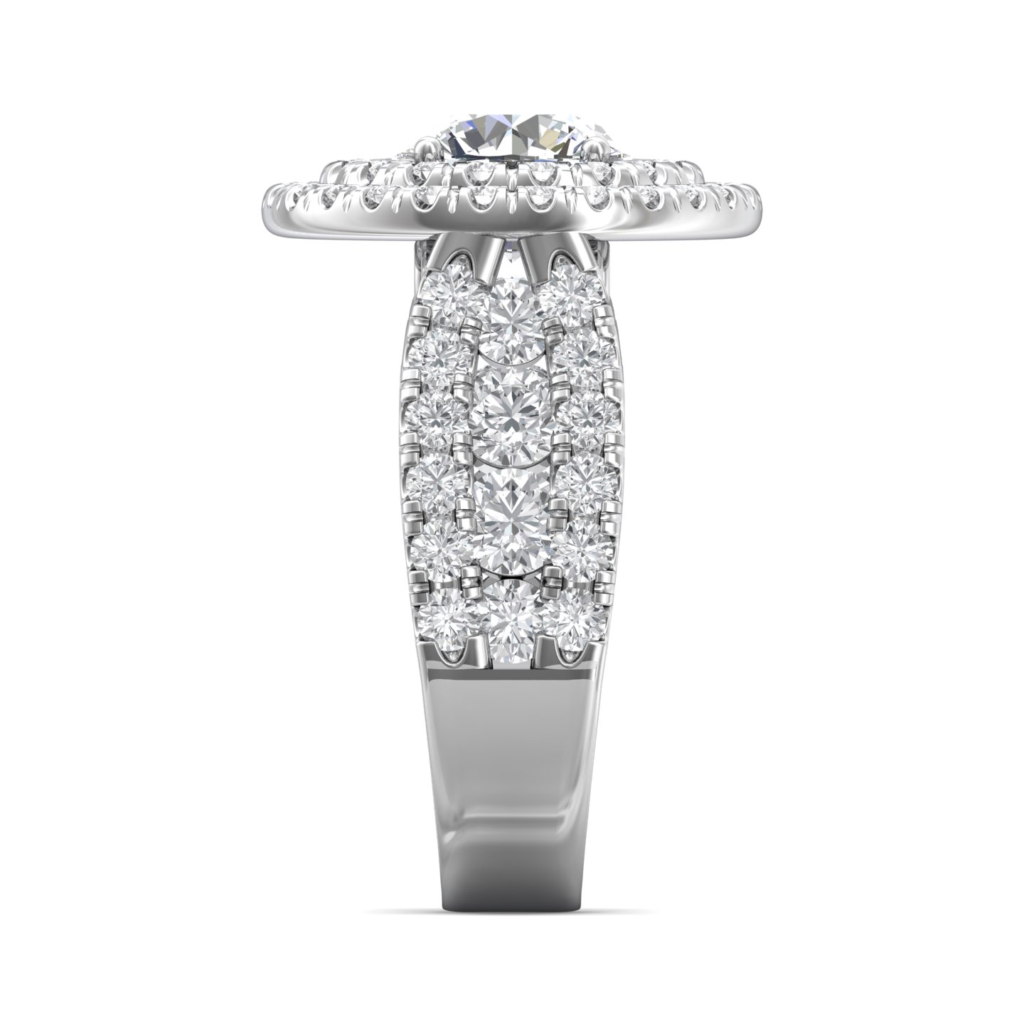 14K White Gold FlyerFit Encore Engagement Ring Image 4 Becky Beauchine Kulka Diamonds and Fine Jewelry Okemos, MI