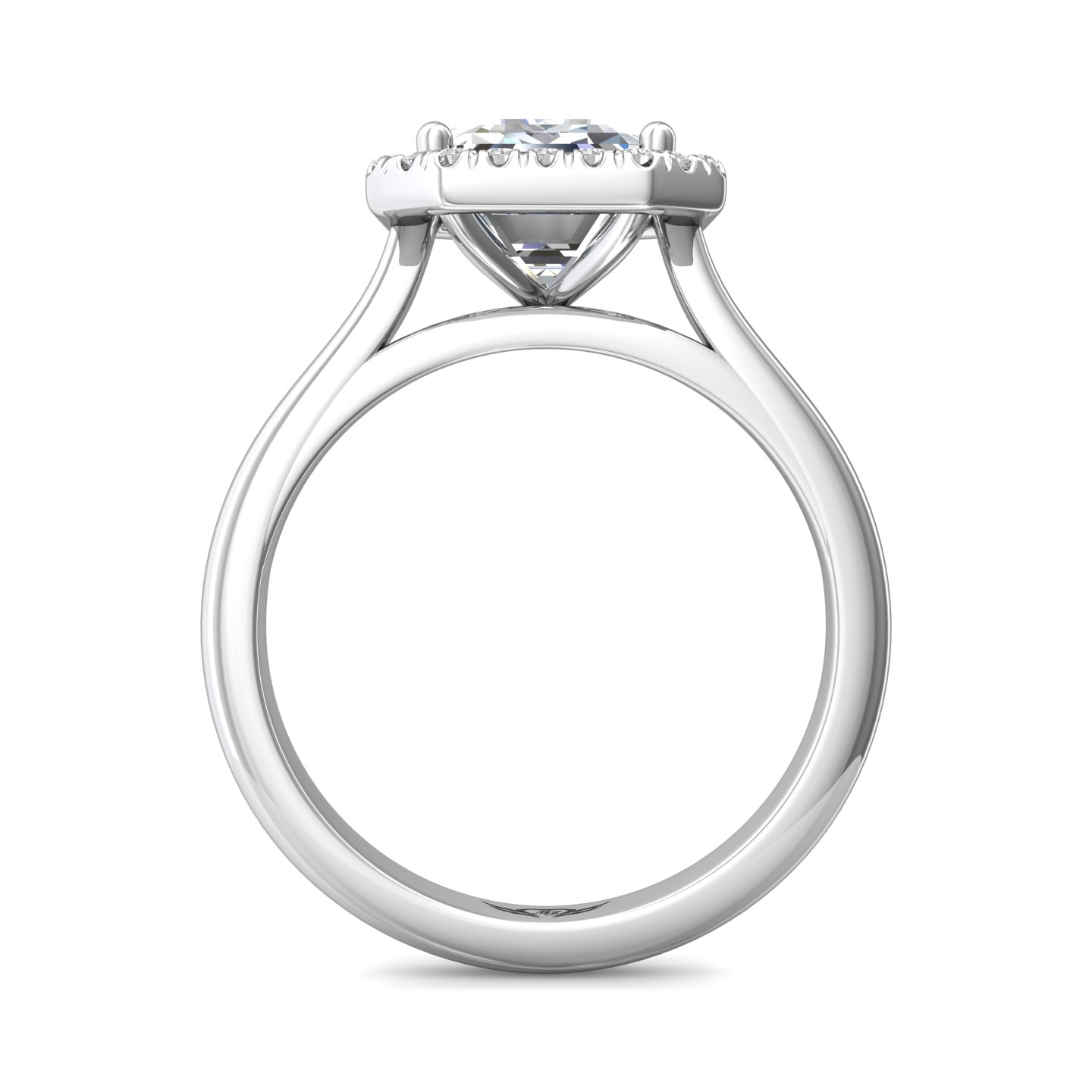 14K White Gold FlyerFit Solitaire Engagement Ring Image 2 Christopher's Fine Jewelry Pawleys Island, SC