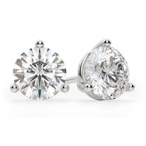 4.00cttw Solitaire Stud Earrings in 14K White Gold Hart's Jewelers Grants Pass, OR