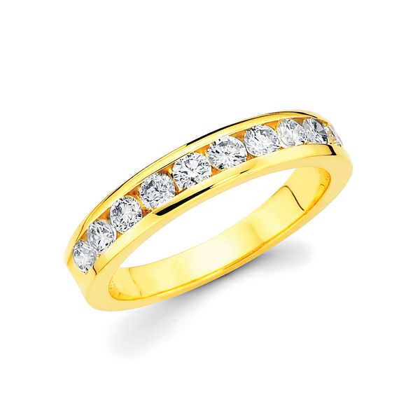 14k White Gold Anniversary Band Trenton Jewelers Ltd. Trenton, MI