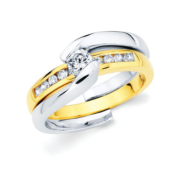 14k White Gold Bridal Set Davidson Jewelers East Moline, IL