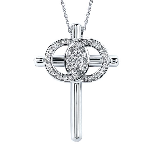 14k White Gold Diamond Cross Arnold's Jewelry and Gifts Logansport, IN