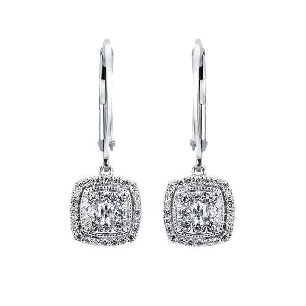 14k White Gold Diamond Earrings Scirto's Jewelry Lockport, NY