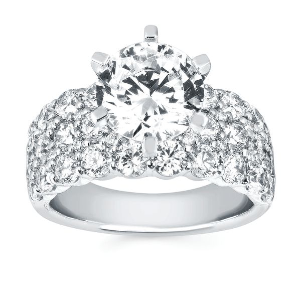 14k White Gold Bridal Set Image 2 LeeBrant Jewelry & Watch Co Sandy Springs, GA
