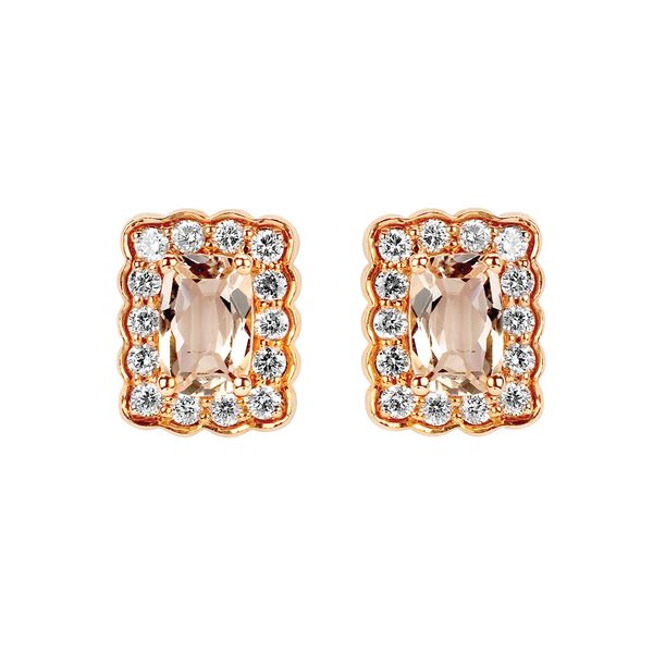 14k Rose Gold Gemstone Earrings Scirto's Jewelry Lockport, NY