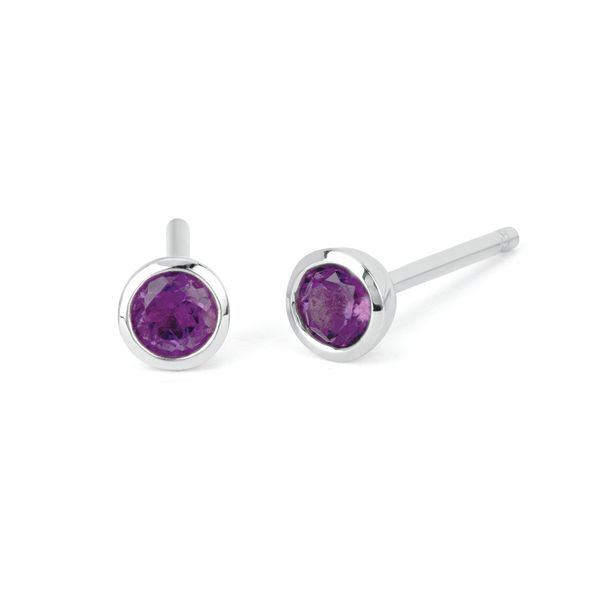 10k White Gold Gemstone Earrings Arnold's Jewelry and Gifts Logansport, IN
