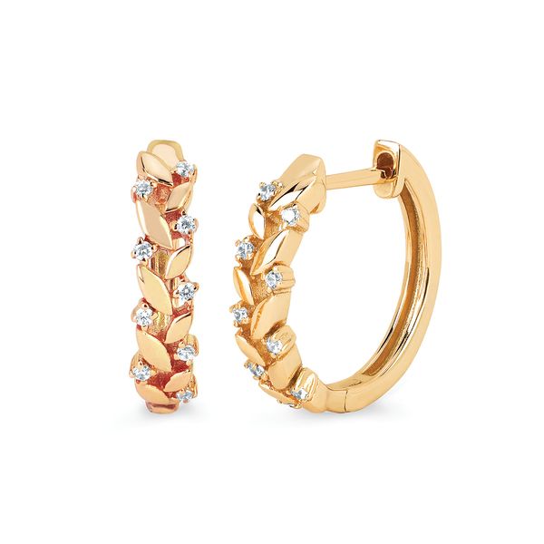 14k Yellow Gold Hoop Earrings J. Anthony Jewelers Neenah, WI