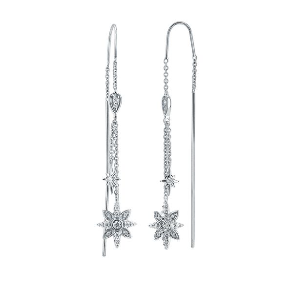 14k White Gold Diamond Earrings J. Anthony Jewelers Neenah, WI