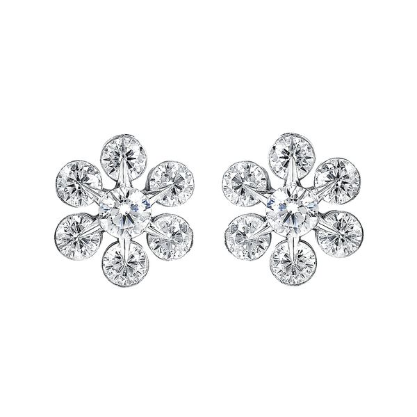 14k White Gold Diamond Earrings Beckman Jewelers Inc Ottawa, OH