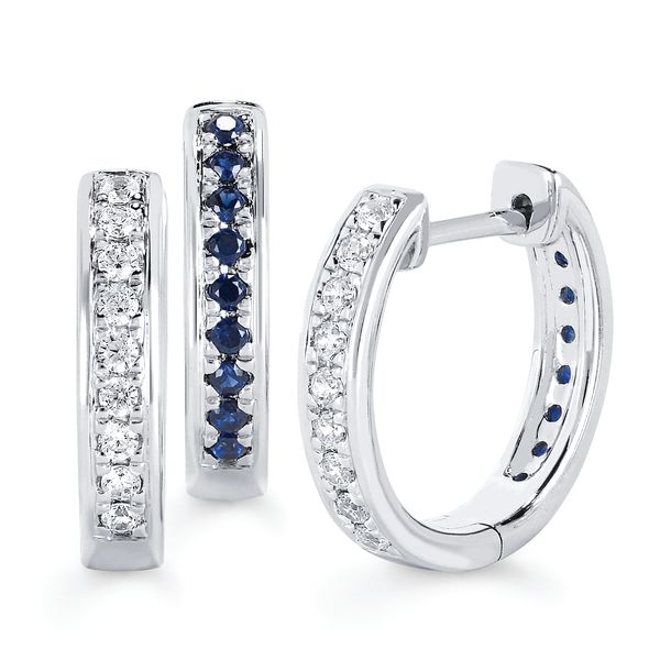 10k White Gold Hoop Earrings Scirto's Jewelry Lockport, NY