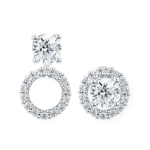 14k White Gold Earring Jackets B & L Jewelers Danville, KY