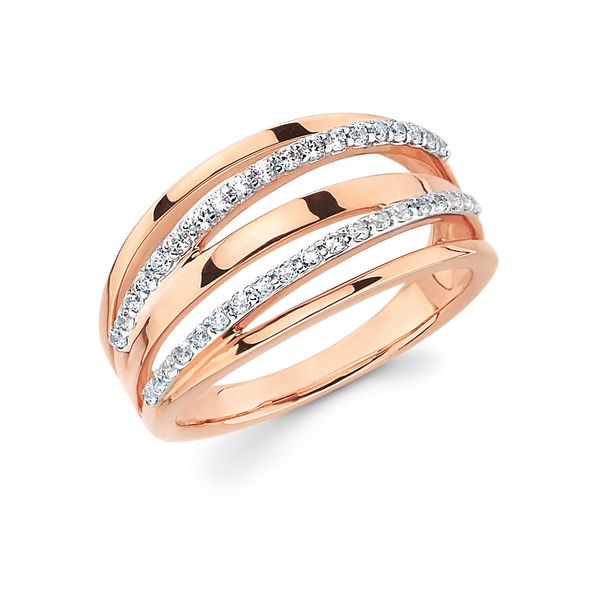 Rose Gold Ring Of13a67 4rwc 14krw Rome - Jewelry In Rome Rose Gold Ring Of13a67 4rwc 14krw Rome - Jewelry In Rome