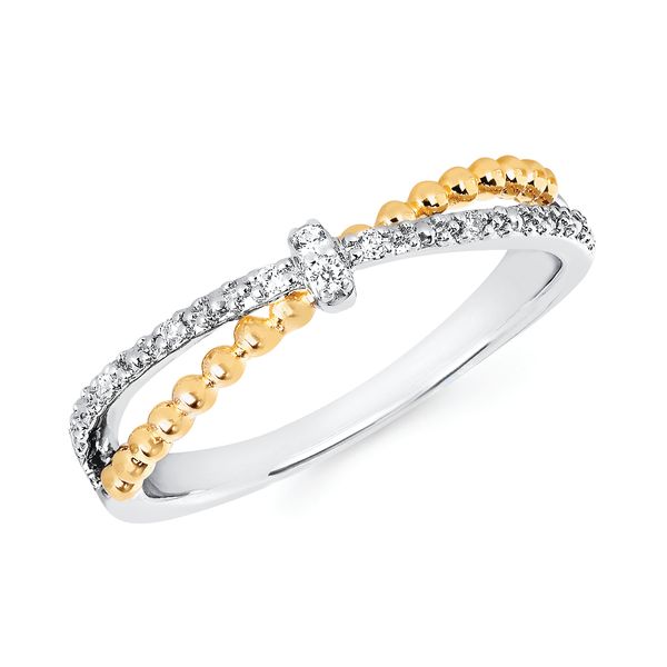 14k White & Yellow Gold Fashion Ring B & L Jewelers Danville, KY