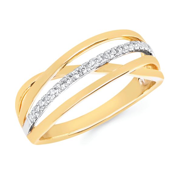 14k Yellow & White Gold Fashion Ring Adler's Diamonds Saint Louis, MO