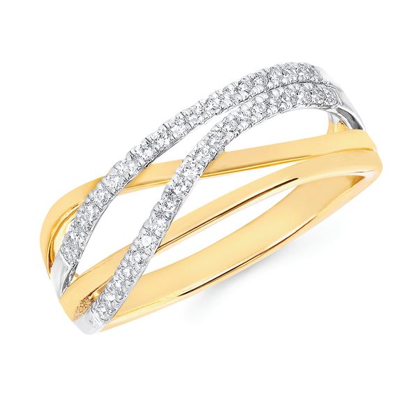 14k Yellow & White Gold Fashion Ring Trenton Jewelers Ltd. Trenton, MI