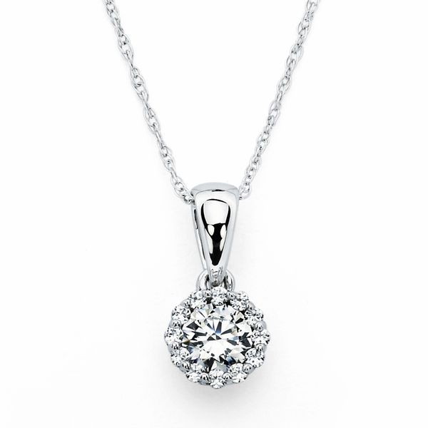14k White Gold Diamond Pendant Trenton Jewelers Ltd. Trenton, MI