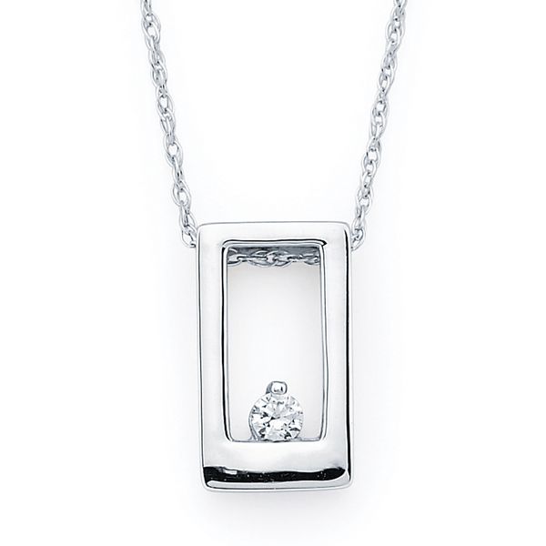 14k White Gold Diamond Pendant Trenton Jewelers Ltd. Trenton, MI