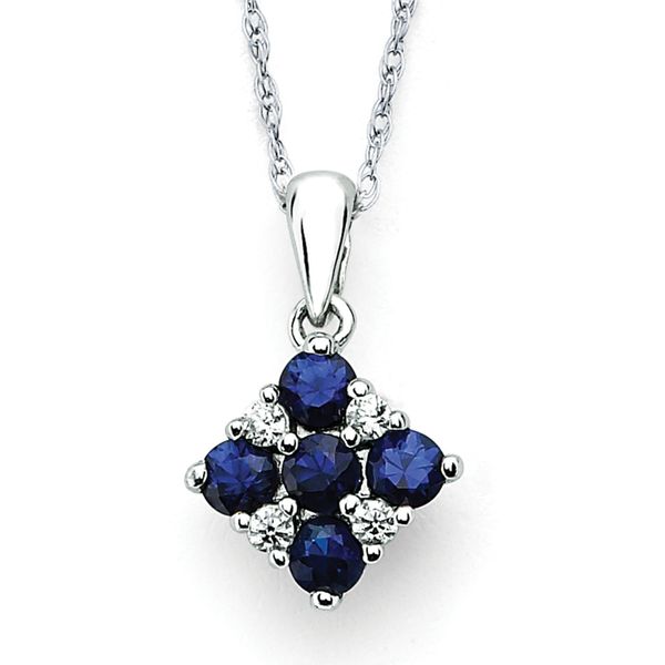 14k White Gold Gemstone Pendant Arnold's Jewelry and Gifts Logansport, IN