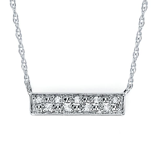 14k White Gold Diamond Pendant Jones Jeweler Celina, OH