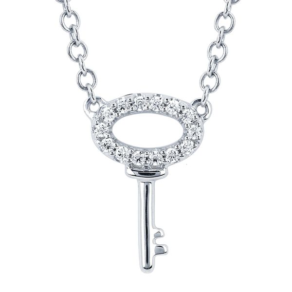 10k White Gold Diamond Pendant Timmreck & McNicol Jewelers McMinnville, OR