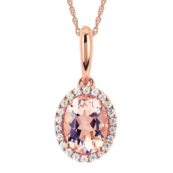 14k Rose Gold Gemstone Pendant Arnold's Jewelry and Gifts Logansport, IN