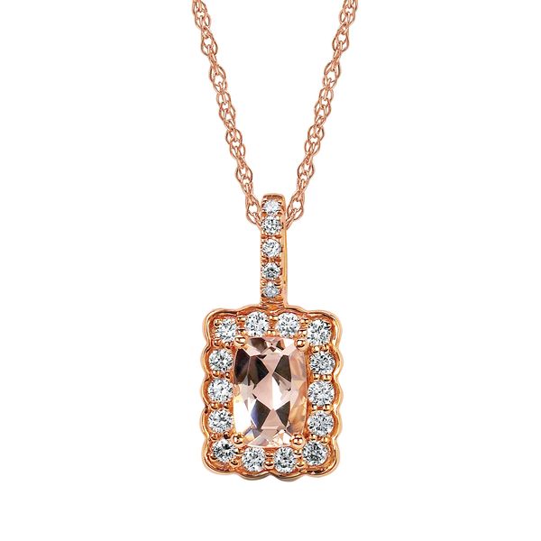 14k Rose Gold Gemstone Pendant Morin Jewelers Southbridge, MA