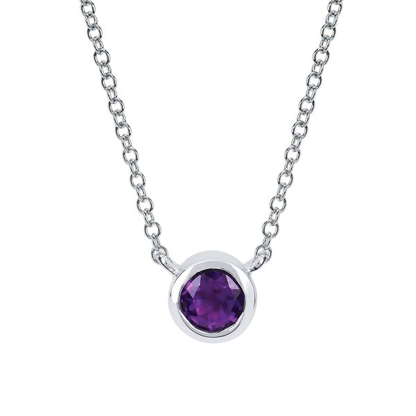 10k White Gold Gemstone Pendant Arnold's Jewelry and Gifts Logansport, IN