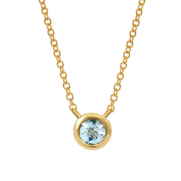 10k Yellow Gold Gemstone Pendant Lewis Jewelers, Inc. Ansonia, CT