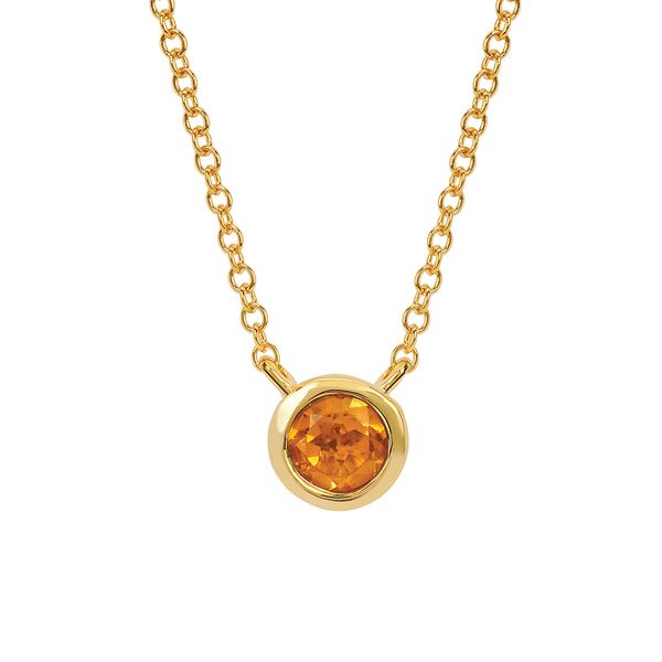 10k Yellow Gold Gemstone Pendant Morin Jewelers Southbridge, MA