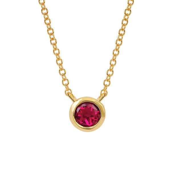 10k Yellow Gold Gemstone Pendant Timmreck & McNicol Jewelers McMinnville, OR
