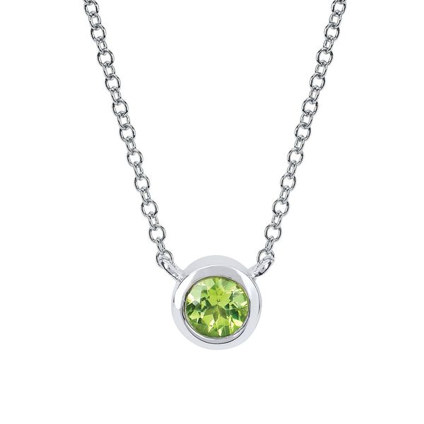 10k White Gold Gemstone Pendant Timmreck & McNicol Jewelers McMinnville, OR